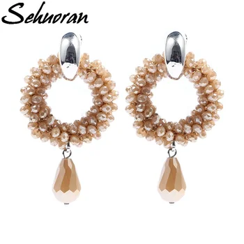 2017New hot sale earings Long For Woman with Copper round and crystal oorbellen statement drop earrings pendants
2017New hot sale earings Long For Woman with Copper round and crystal oorbellen statement drop earrings pendants