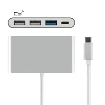 USB 3.1 USB-C Multiple 3 Ports Hub With PD Power Charge For PC Laptop & cable adapter Chromebook & 12" Macbook
USB 3.1 USB-C Multiple 3 Ports Hub With PD Power Charge For PC Laptop & cable adapter Chromebook & 12" Macbook