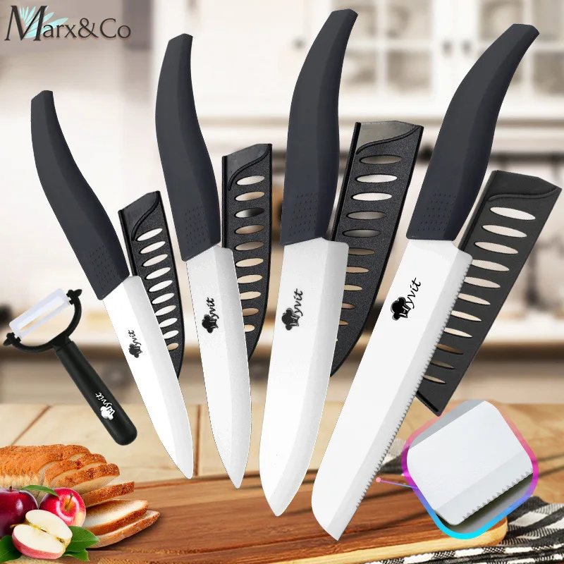 Ceramic Knife 3 4 5+ 6 inch Set Kitchen Serrated Bread Knife Utility Slicing Fruit Vegetable Zirconia White Blade Chef Knives
Ceramic Knife 3 4 5+ 6 inch Set Kitchen Serrated Bread Knife Utility Slicing Fruit Vegetable Zirconia White Blade Chef Knives