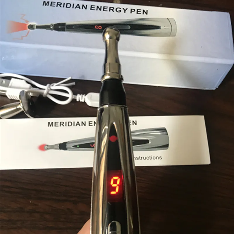 9 Level Chargable Chinese Meridian Energy Laser Acupuncture Pen Electronic Therapy Massager Acupoint Detector Health Monitor
9 Level Chargable Chinese Meridian Energy Laser Acupuncture Pen Electronic Therapy Massager Acupoint Detector Health Monitor