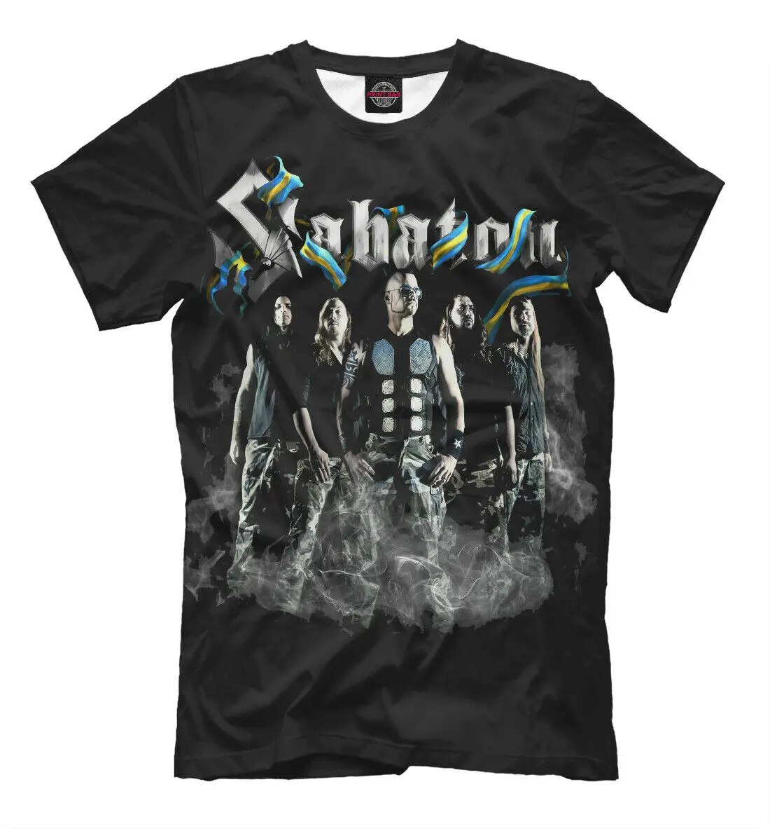 Sabaton t-shirt Swedish heavy power metal band sæbətɒn Joakim "Jocke" Brodén
Sabaton t-shirt Swedish heavy power metal band sæbətɒn Joakim "Jocke" Brodén