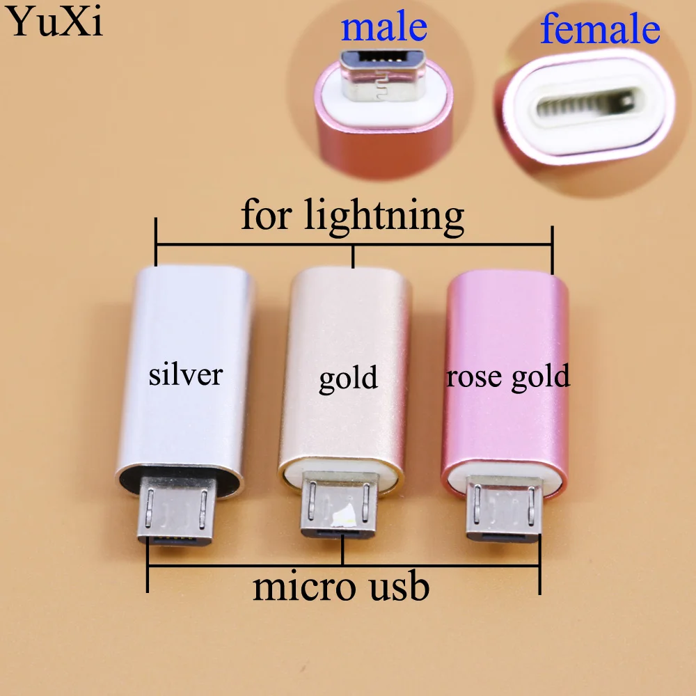 YuXi Micro USB Male to 8 Pin Female USB Cable Converter Charging Connector Small Adapter for Iphone Cable Android phone
YuXi Micro USB Male to 8 Pin Female USB Cable Converter Charging Connector Small Adapter for Iphone Cable Android phone