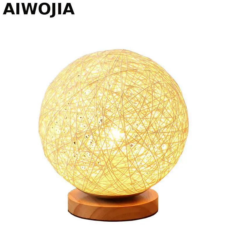 LED wood cane twine Table Lamps For Living Room Night Table Lamp For Bedroom Wood Lamps LED E27 Night Light
LED wood cane twine Table Lamps For Living Room Night Table Lamp For Bedroom Wood Lamps LED E27 Night Light