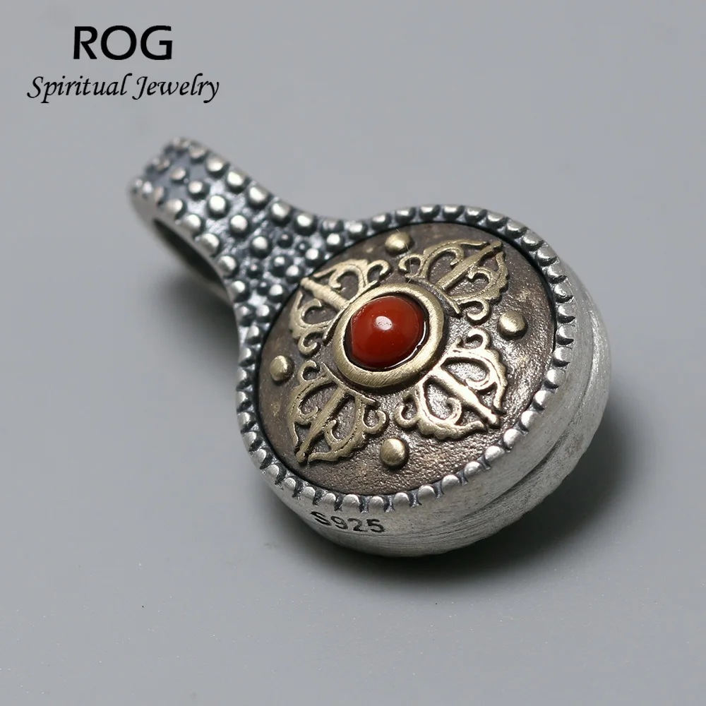 Genuine 925 Sterling Silver Mantra Pendant Inlaid Natural Onyx And Lapis OM Pendants For Women Men Tibetan Buddhist Jewelry
Genuine 925 Sterling Silver Mantra Pendant Inlaid Natural Onyx And Lapis OM Pendants For Women Men Tibetan Buddhist Jewelry