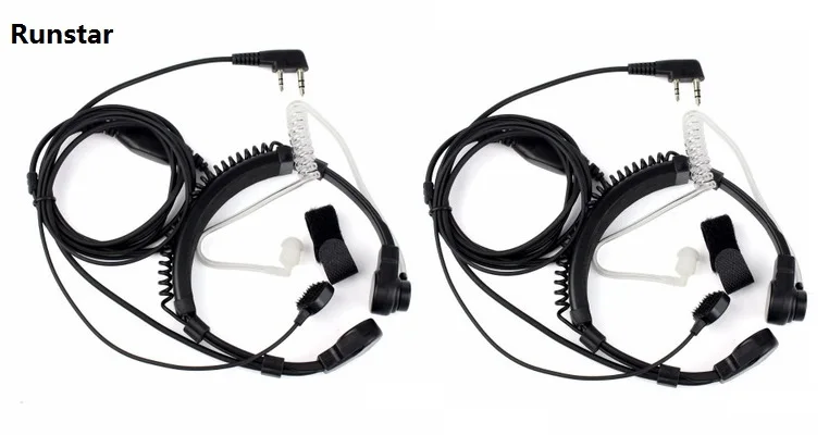 2pcs Extendable Throat Microphone Headset PTT Walkie Talkie Earpiece UV-82 GT-3 KG-UV8D Finger PPT For Baofeng UV5R for Kenwood
2pcs Extendable Throat Microphone Headset PTT Walkie Talkie Earpiece UV-82 GT-3 KG-UV8D Finger PPT For Baofeng UV5R for Kenwood