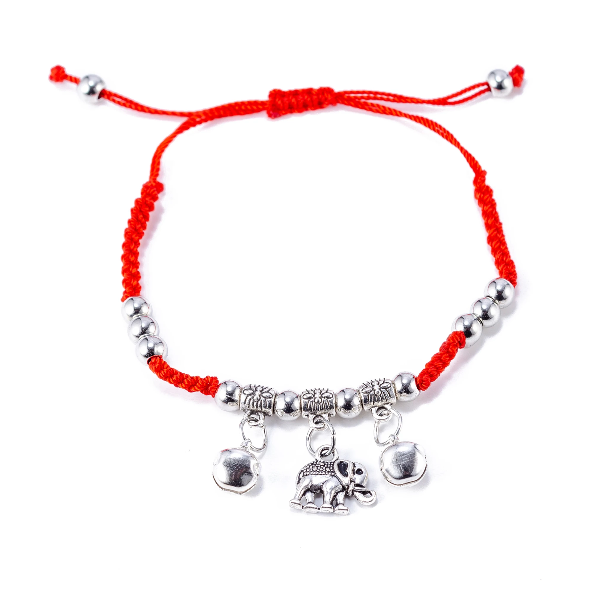 Handmade Bohemian A Bracelet Red Thread Red String Elephant Charm Dual Layer Adjustable Chain Bracelets For Women
Handmade Bohemian A Bracelet Red Thread Red String Elephant Charm Dual Layer Adjustable Chain Bracelets For Women