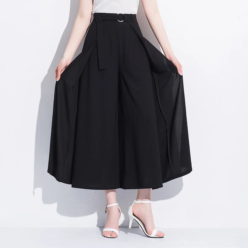 Chiffon Capris 3/4 Pants Wide Leg Pants Korean 4xl Plus Size Korean Large Femme Casual Ulzzang Harajuku Solid Korean Style
Chiffon Capris 3/4 Pants Wide Leg Pants Korean 4xl Plus Size Korean Large Femme Casual Ulzzang Harajuku Solid Korean Style