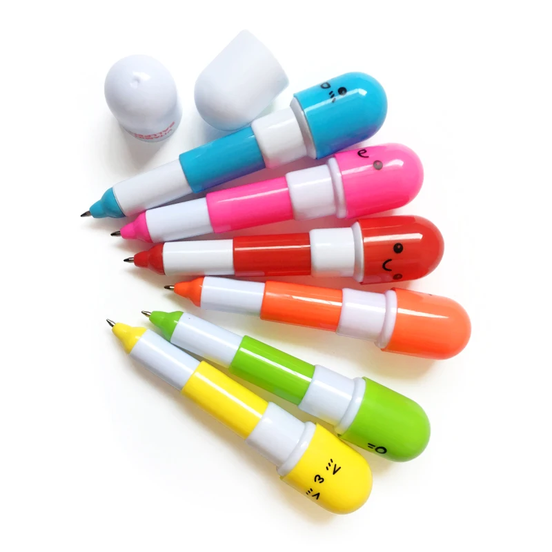 Cartoon Creative Pill Ballpoint Pen Telescopic Cute Cartoon Pen Stationery Office And School Supplies Tool
Cartoon Creative Pill Ballpoint Pen Telescopic Cute Cartoon Pen Stationery Office And School Supplies Tool