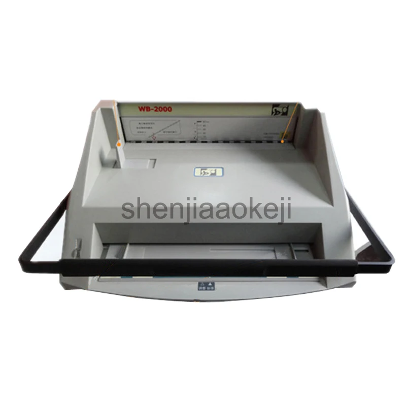 

Electric paper binding machine hot melt staple strip books binding machine wb2000 Manual Punch bookbinding machines 220v 1pc