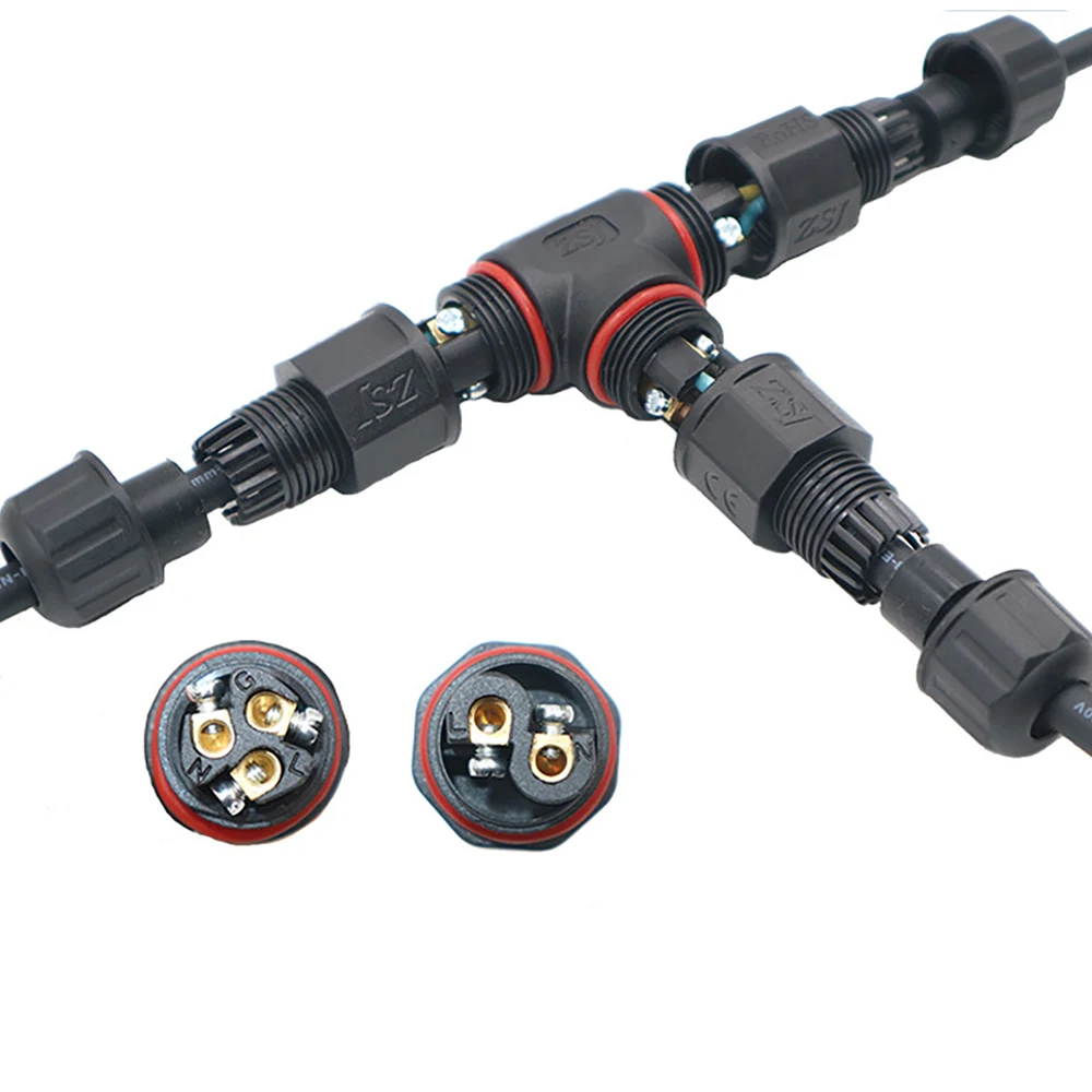 T-Type Wire Waterproof Terminal Connector Quickly Connected 3 pin Sealed IP68 Retardant Junction Boxes
T-Type Wire Waterproof Terminal Connector Quickly Connected 3 pin Sealed IP68 Retardant Junction Boxes