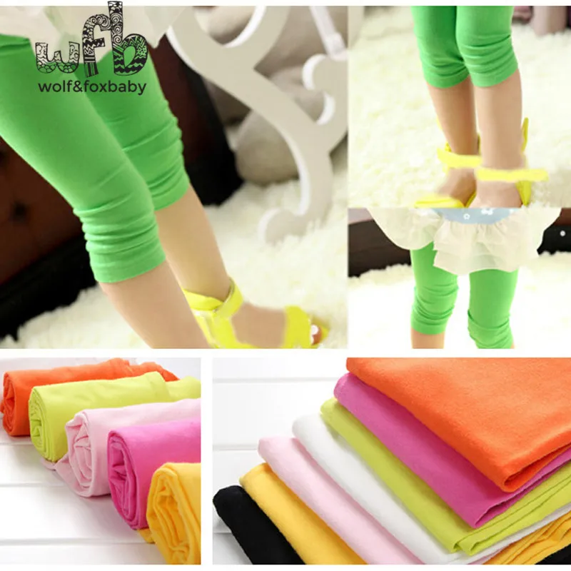 Retail 2-8years 5 fluorescent color footless girls trousers leggings kid pants clothing kids clothes children's summer
Retail 2-8years 5 fluorescent color footless girls trousers leggings kid pants clothing kids clothes children's summer