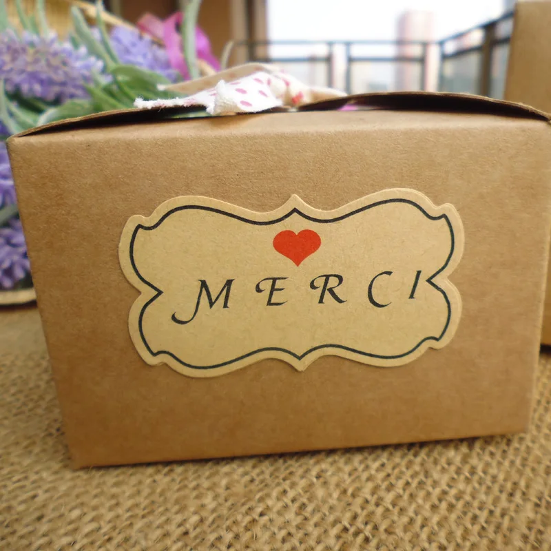 80PCS Big Size Kraft Merci Sticker Labels food Seals, French Thank you Gift stickers for Wedding Party seals free shipping
80PCS Big Size Kraft Merci Sticker Labels food Seals, French Thank you Gift stickers for Wedding Party seals free shipping