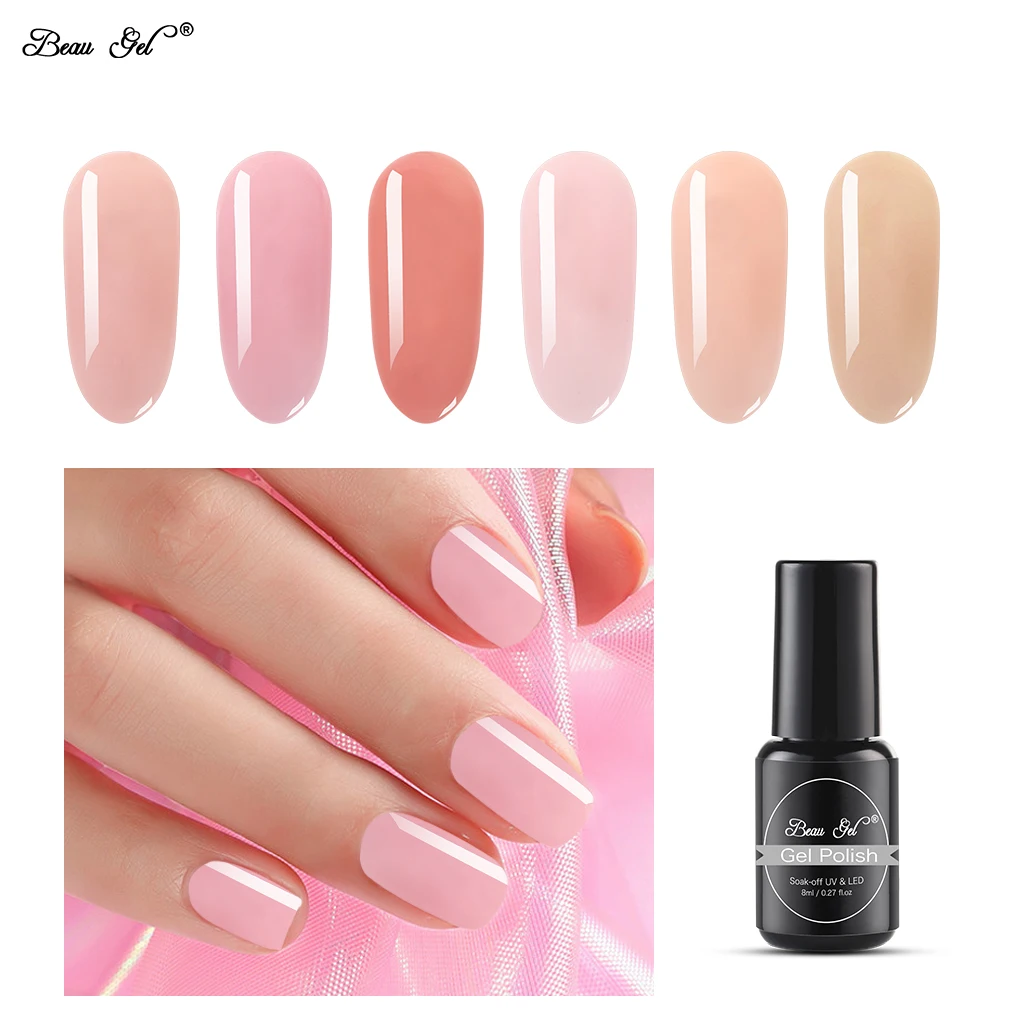 Beau Gel 8ml Jelly Nail Gel Polish Semi-transparent Nude Color Gel Varnish Polish Soak Off Long Lasting Nail Art UV Gel Lacquer
Beau Gel 8ml Jelly Nail Gel Polish Semi-transparent Nude Color Gel Varnish Polish Soak Off Long Lasting Nail Art UV Gel Lacquer