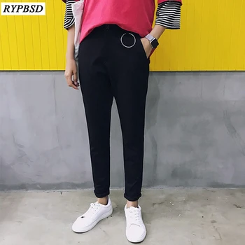 2019 British Fashion Metal Iron Ring Casual Trousers Men Formal Slim Fit Straight Classic Black Suit Pants Men pantalon homme
2019 British Fashion Metal Iron Ring Casual Trousers Men Formal Slim Fit Straight Classic Black Suit Pants Men pantalon homme