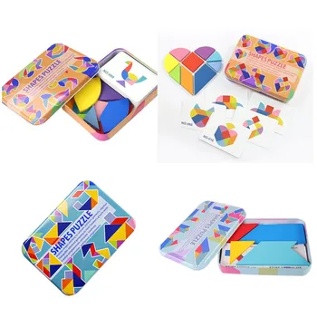 Color Changed DIY Jigsaw Puzzle Toys Wooden Children Educational Baby Tangram Learning Set Gift Toys
Color Changed DIY Jigsaw Puzzle Toys Wooden Children Educational Baby Tangram Learning Set Gift Toys