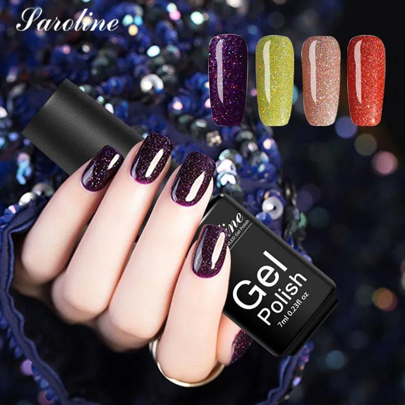 Saroline Hybrid Lucky Gel Polish Semi Permanent Lacquer Shilak Soak Off Gel Varnish 8Ml Neon Glitter UV Gel Nail Polish
Saroline Hybrid Lucky Gel Polish Semi Permanent Lacquer Shilak Soak Off Gel Varnish 8Ml Neon Glitter UV Gel Nail Polish