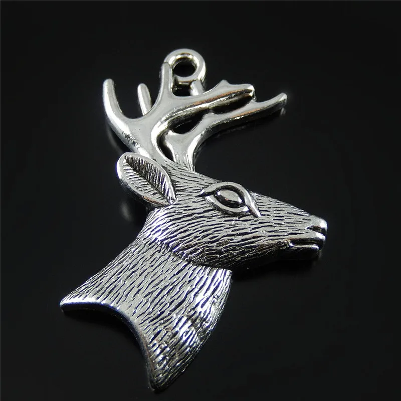GraceAngie 5PCS Trendy Antique Silver Charm Lovely Animal Deer Pendant Jewelry Necklace Accessory Handmade Crafts 51*44*7mm
GraceAngie 5PCS Trendy Antique Silver Charm Lovely Animal Deer Pendant Jewelry Necklace Accessory Handmade Crafts 51*44*7mm