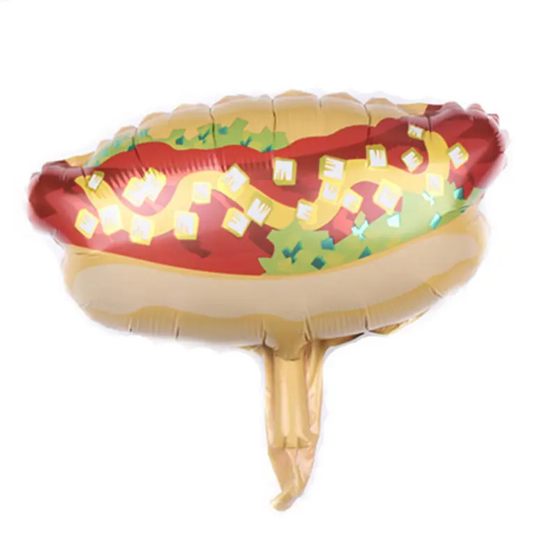 XXPWJ New Mini Hot Dog Aluminum Balloons Children's Festival Party Decoration Balloons High Quality B-195 
XXPWJ New Mini Hot Dog Aluminum Balloons Children's Festival Party Decoration Balloons High Quality B-195
