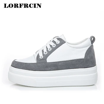 LORFRCIN Women Platform Shoes Genuine Leather Women Sneakers Lace up Autumn Shoes Woman Height Increasing Ladies Shoes
LORFRCIN Women Platform Shoes Genuine Leather Women Sneakers Lace up Autumn Shoes Woman Height Increasing Ladies Shoes