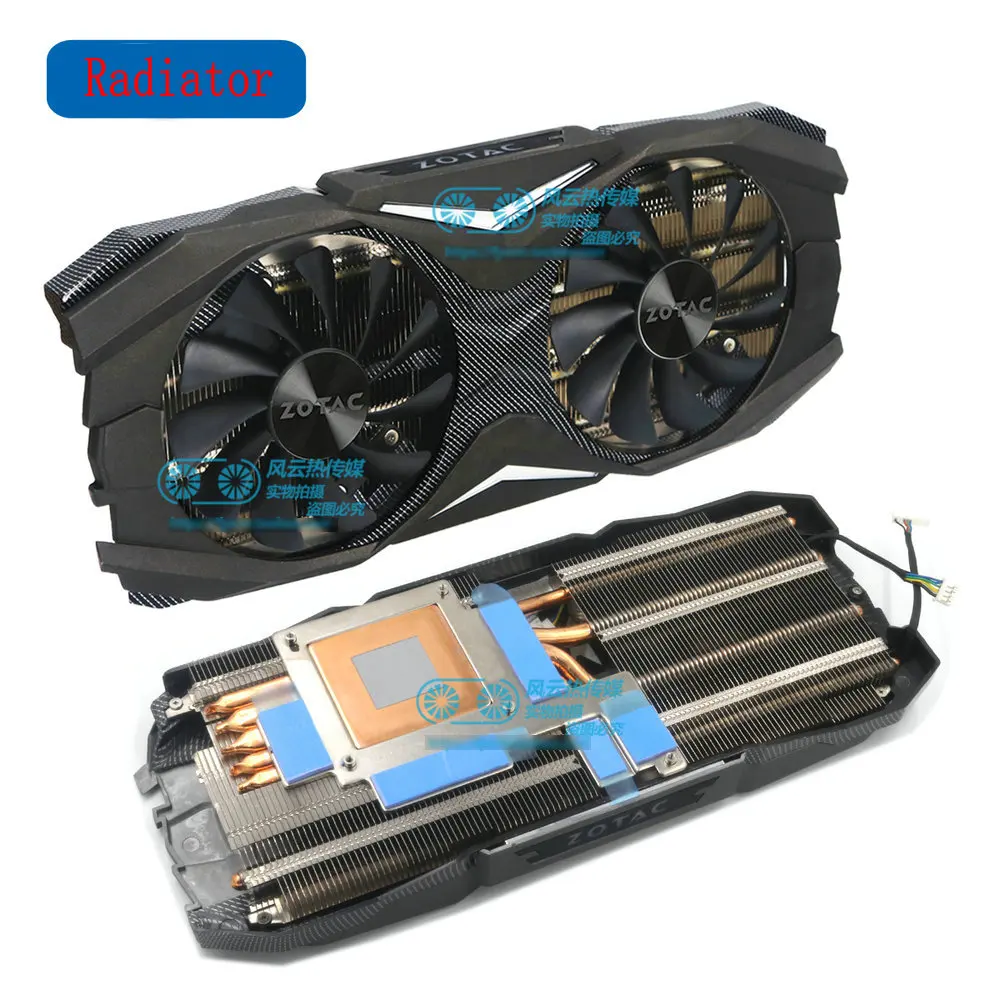 New Original for ZOTAC GTX1070 GTX1080 AMP ED 8GB Graphics card Cooler Radiator 1Set
New Original for ZOTAC GTX1070 GTX1080 AMP ED 8GB Graphics card Cooler Radiator 1Set