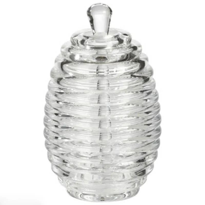 Honey Dispenser Transparent Acrylic Jars Spoon Honeycomb Bottle Honey Squeeze Storage Tank Muffins Companion Best Appliance Leakage KC1285 (3)