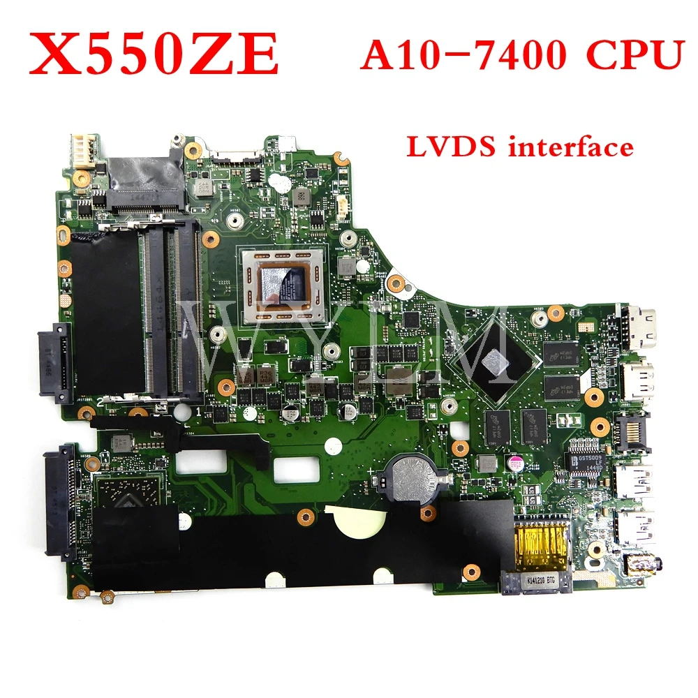 X550ZE A10-7400CPU LVDS interface PM mainboard For ASUS X550ZA X550Z VM590Z K550Z X555Z Laptop motherboard 90NB06Y0-R00050Tested
X550ZE A10-7400CPU LVDS interface PM mainboard For ASUS X550ZA X550Z VM590Z K550Z X555Z Laptop motherboard 90NB06Y0-R00050Tested