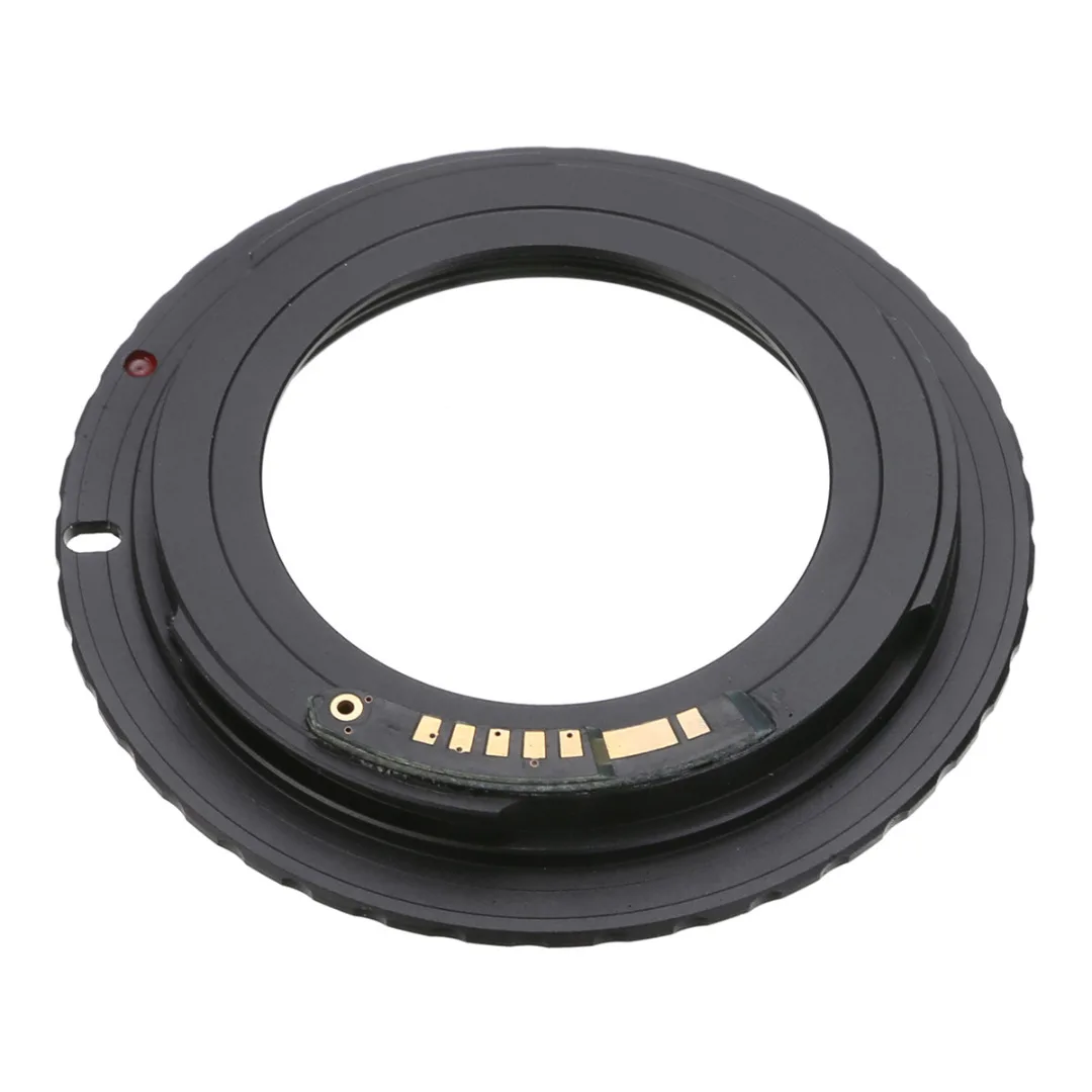 New High Quality Lens Adapter Black For M42 Chips Lens to Canon EOS EF Mount Ring Adapter AF III Confirm