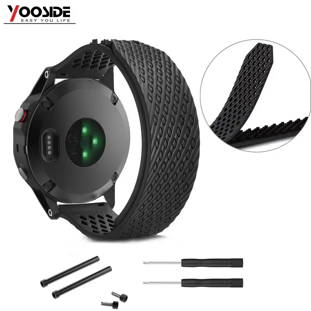 YOOSIDE 22mm Soft Silicone Watch Strap Band with Watch Lugs for Garmin Fenix 5/5 Plus/Forerunner 935 Wristband Replacement Strap
YOOSIDE 22mm Soft Silicone Watch Strap Band with Watch Lugs for Garmin Fenix 5/5 Plus/Forerunner 935 Wristband Replacement Strap