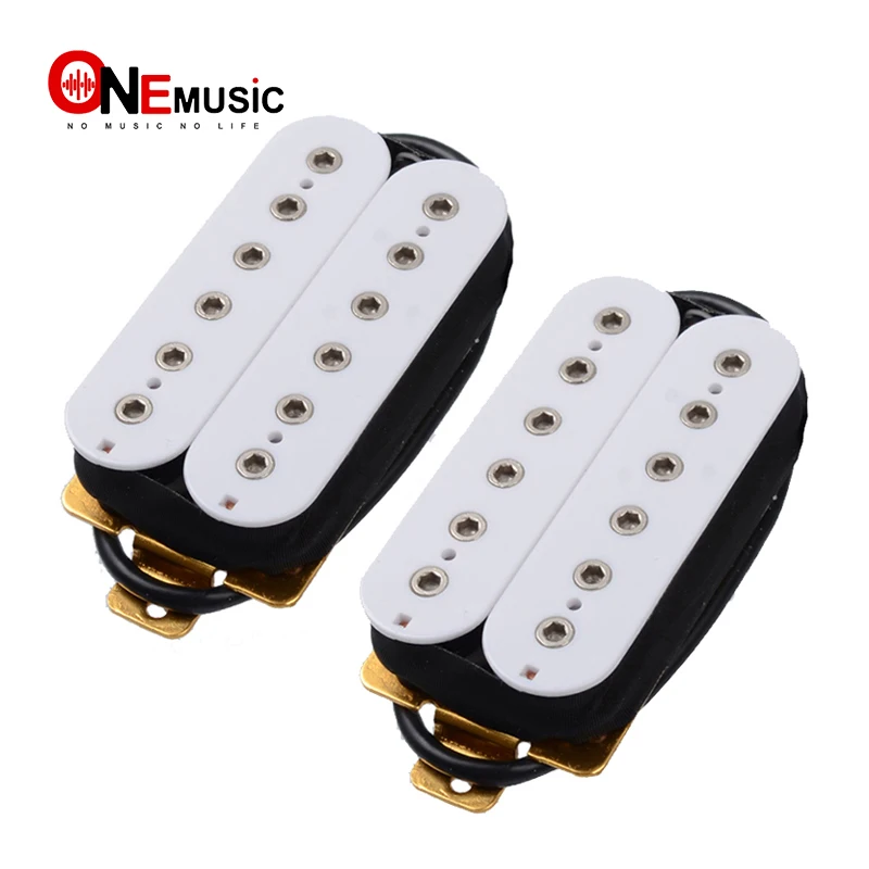 1 Set Dual Rail Pickups Humbucker Replacement for Electric Guitar Parts Luthier Suuply Green