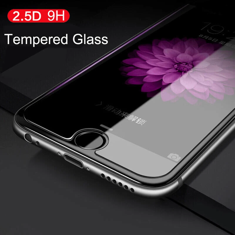 2.5D HD закаленное стекло для iphone 4S 5S SE 6 S 8 7 Plus X XR XS MAX защита экрана прозрачное |