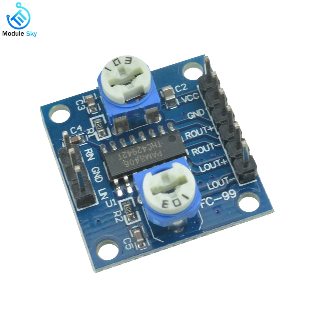 amplifier board PAM8406 Digital audio speaker Amplifier Board With Volume Potentiometer 5Wx2 Stereo amplificateur placa
amplifier board PAM8406 Digital audio speaker Amplifier Board With Volume Potentiometer 5Wx2 Stereo amplificateur placa