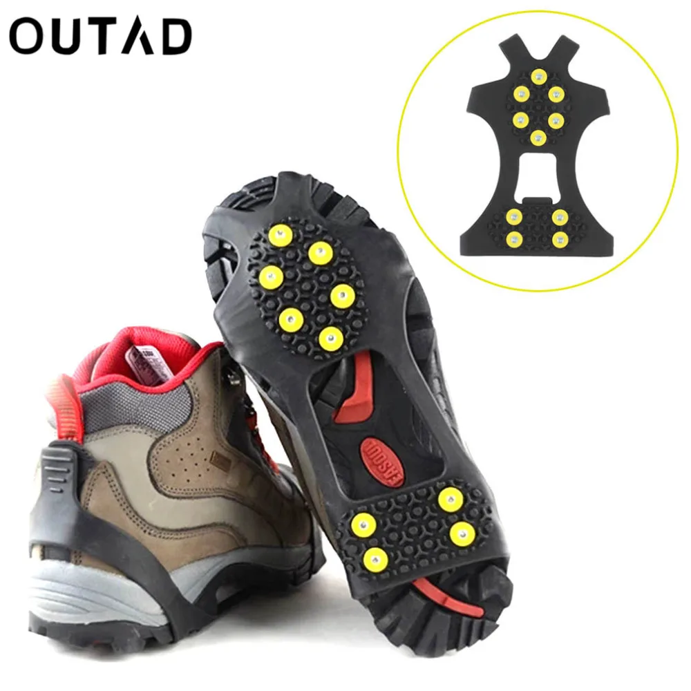 1 Pair Professional Camping Climbing Ice Crampon Anti Slip Ice Snow Walking Shoe Spike Grip Outdoor Equipment new arrrival
1 Pair Professional Camping Climbing Ice Crampon Anti Slip Ice Snow Walking Shoe Spike Grip Outdoor Equipment new arrrival