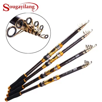 Sougayilang Carbon Fiber Portable Fishing Rod Telescopic Surf Travel Ultra Light Spinning Fishing Pole Tackle -Reel Not Include
Sougayilang Carbon Fiber Portable Fishing Rod Telescopic Surf Travel Ultra Light Spinning Fishing Pole Tackle -Reel Not Include