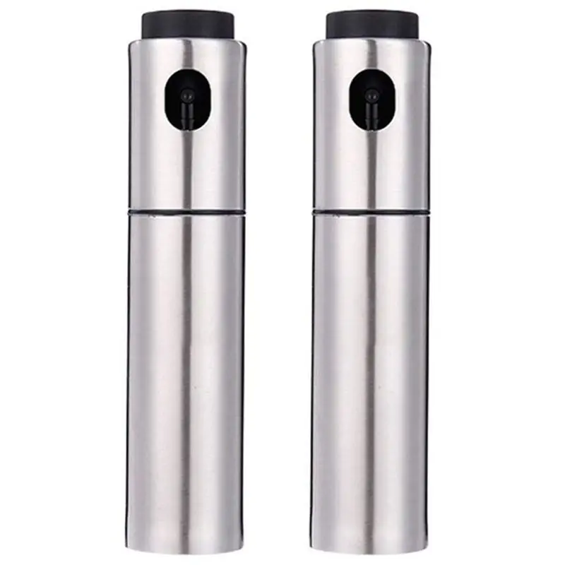 Stainless Steel Oil Vinegar Sprayer Dispenser Spraying Bottle Mist for Cooking Paste, Salads, BBQ, Grill, Set of 2(100ml)
Stainless Steel Oil Vinegar Sprayer Dispenser Spraying Bottle Mist for Cooking Paste, Salads, BBQ, Grill, Set of 2(100ml)