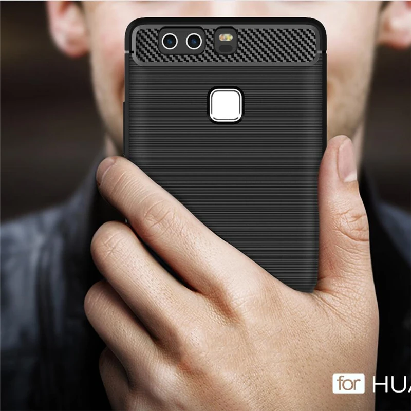 Luxury Soft Carbon Fiber Shockproof Armor Cases for Huawei P9 Case Silicone Coque Funda Capa for Huawei P9 Cover Case Protection
Luxury Soft Carbon Fiber Shockproof Armor Cases for Huawei P9 Case Silicone Coque Funda Capa for Huawei P9 Cover Case Protection