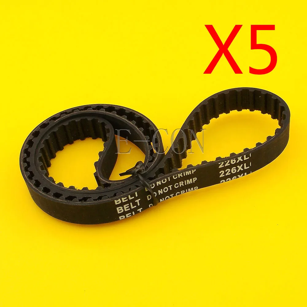 5 шт., Ремень ГРМ 226XL L039, 113 зубьев, ширина 0,39 дюйма (10 мм), XL, положительный приводной шкив для шагового двигателя с ЧПУ и гравировального станка
5 шт., Ремень ГРМ 226XL L039, 113 зубьев, ширина 0,39 дюйма (10 мм), XL, положительный приводной шкив для шагового двигателя с ЧПУ и гравировального станка