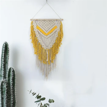 Scandinavian Style Wedding Home Decorations Bohemian Tapestry Knitted Tassel Craft Gypsy Wall Mural Hippie Wall Hanging Crochet
Scandinavian Style Wedding Home Decorations Bohemian Tapestry Knitted Tassel Craft Gypsy Wall Mural Hippie Wall Hanging Crochet