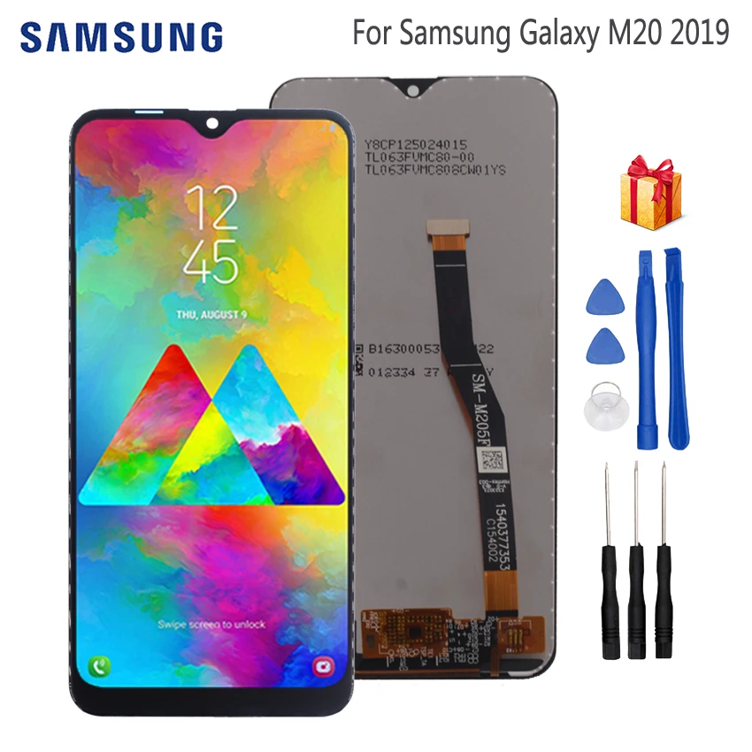Original For Samsung Galaxy M20 M205 LCD Display Touch Screen Digitizer Assembly M20 M205 M205F SM-M205F/DS Replacement Parts
Original For Samsung Galaxy M20 M205 LCD Display Touch Screen Digitizer Assembly M20 M205 M205F SM-M205F/DS Replacement Parts