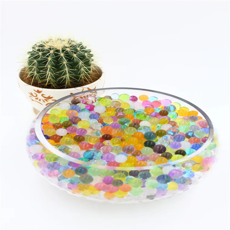 5000 pcs/bag Crystal Soil Hydrogel Gel Polymer Water Beads Flower/Wedding/Decoration Maison Growing Water Balls Big Home Decor
5000 pcs/bag Crystal Soil Hydrogel Gel Polymer Water Beads Flower/Wedding/Decoration Maison Growing Water Balls Big Home Decor