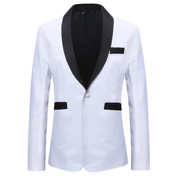 Men's Slim Fit Single Breasted White Blazer Jacket 2018 Fashion Hit Color Suit Blazer Men Wedding Groomsman Suit Jackets Man 3XL
Men's Slim Fit Single Breasted White Blazer Jacket 2018 Fashion Hit Color Suit Blazer Men Wedding Groomsman Suit Jackets Man 3XL