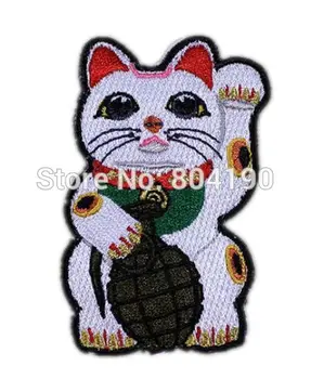 Maneki Neko Japanese Lucky Cat Grenade BIKER VEST Cartoon Girl dress Boy kids children Embroideried Patch Logo Badge
Maneki Neko Japanese Lucky Cat Grenade BIKER VEST Cartoon Girl dress Boy kids children Embroideried Patch Logo Badge