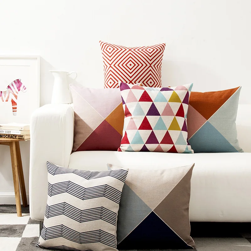 Decorative throw pillows case Nordic Abstract geometric colorful lines for sofa home decor capa para almofadas cushion cover
Decorative throw pillows case Nordic Abstract geometric colorful lines for sofa home decor capa para almofadas cushion cover