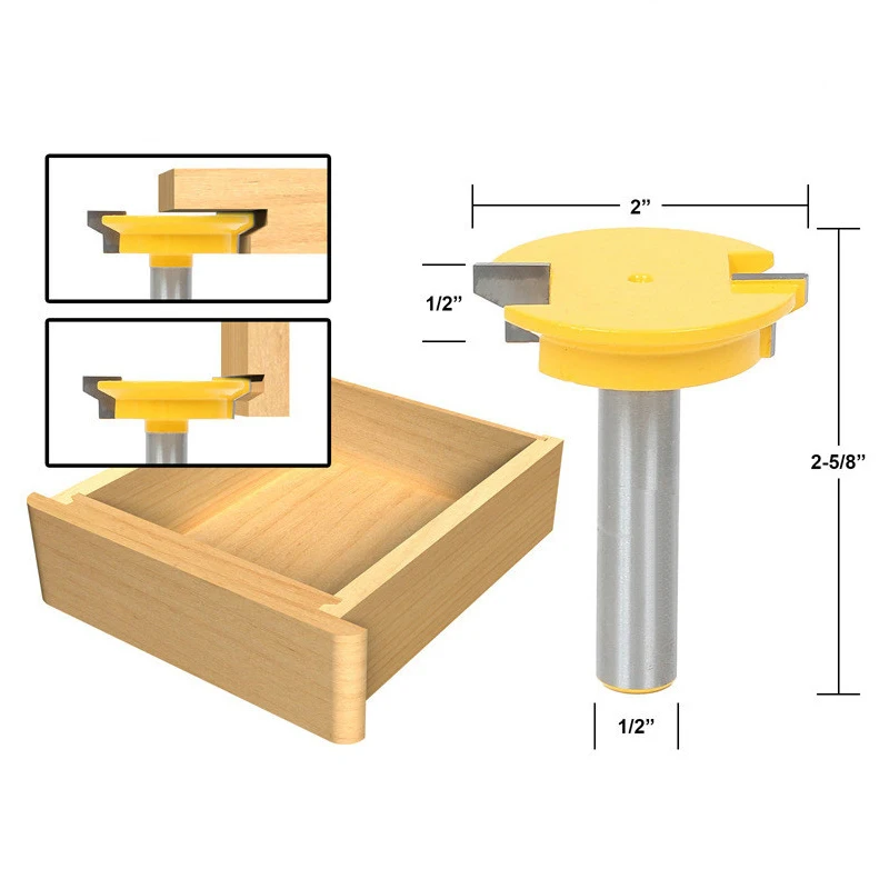 1/2 Inch Shank Drawer Chisel Cutter Rail Stile Router Bit Durable Woodworking Tool CLH@8
1/2 Inch Shank Drawer Chisel Cutter Rail Stile Router Bit Durable Woodworking Tool CLH@8