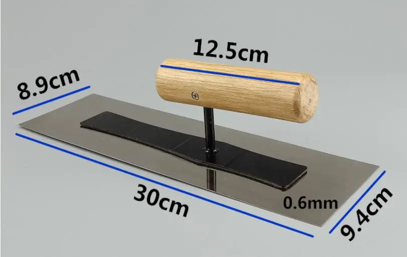 High Quality 300*89/94*0.6mm Stainless Steel Plaster Plastering Trowel with Comfort Handle Construction Concrete Spatula TooL
High Quality 300*89/94*0.6mm Stainless Steel Plaster Plastering Trowel with Comfort Handle Construction Concrete Spatula TooL
