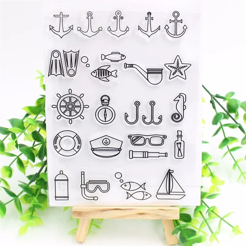Sailing Anchor Transparent Clear Silicone Stamp/Seal for DIY scrapbooking/photo album Decorative clear stamp sheets
Sailing Anchor Transparent Clear Silicone Stamp/Seal for DIY scrapbooking/photo album Decorative clear stamp sheets
