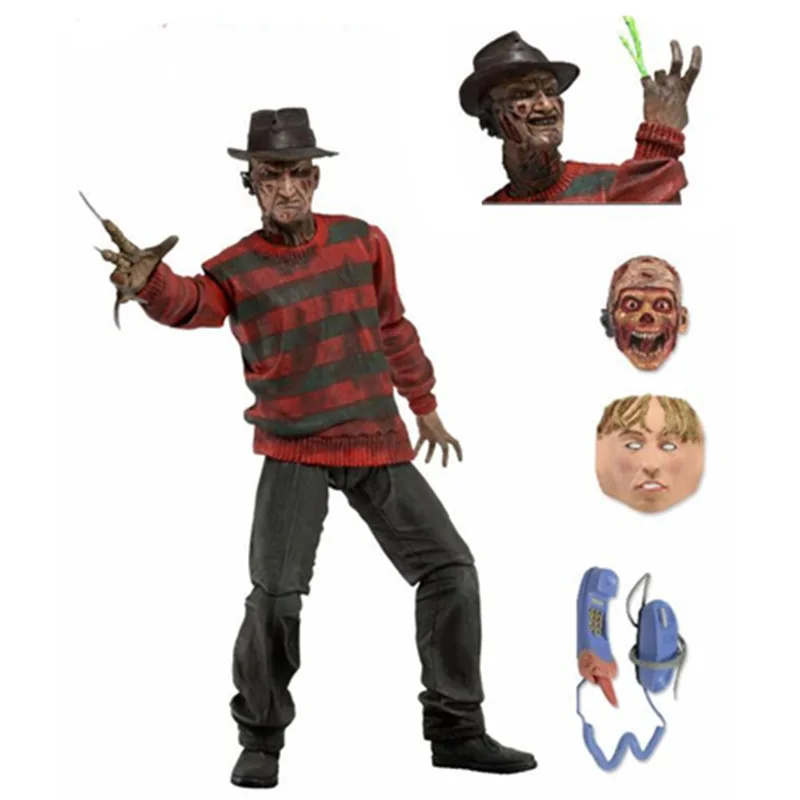 NECA A Nightmare on Elm Street Freddy Krueger PVC Action Figure Collection Model Toys Dolls 7"/18cm
NECA A Nightmare on Elm Street Freddy Krueger PVC Action Figure Collection Model Toys Dolls 7"/18cm