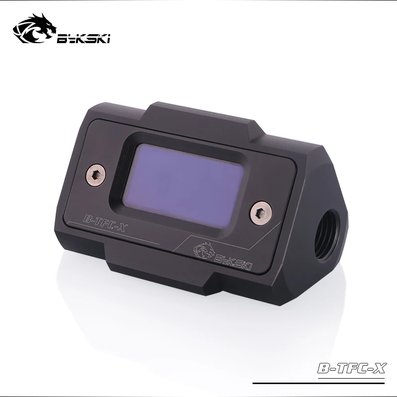 Bykski Water Cooling black silver water flow meter,flowmeter indicator,Real time flow rate monitoring G1/4 " B-TFC-X 
Bykski Water Cooling black silver water flow meter,flowmeter indicator,Real time flow rate monitoring G1/4 " B-TFC-X