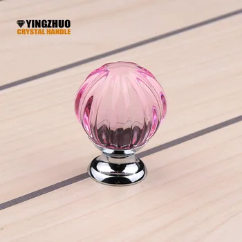 30mm 10pcs Pink Pumpkin Ball Design Clear Crystal Glass Knobs Cupboard Drawer Pull Kitchen Cabinet Wardrobe Handles Hardware
30mm 10pcs Pink Pumpkin Ball Design Clear Crystal Glass Knobs Cupboard Drawer Pull Kitchen Cabinet Wardrobe Handles Hardware