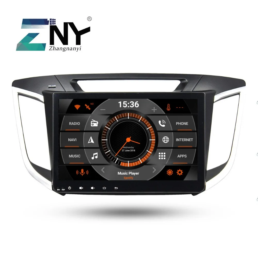 4 ГБ 10 1 "ips Android 9 0 автомобильный стерео для hyundai Creta IX25 2014 2015 2016 2017 2018 радио FM DSP