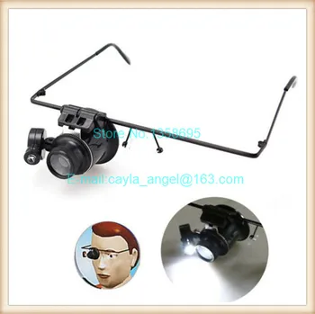 Free Shipping Monocular Power 20X Glasses Type Watch Repair Magnifier with LED Light
Free Shipping Monocular Power 20X Glasses Type Watch Repair Magnifier with LED Light